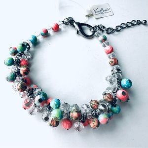 Viva Beads Handmade Crystal Beads Bracelet NWT